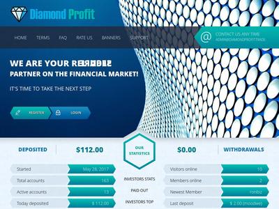 [PROBLEMS]diamondprofit.trade - Min 1$ RCB 50% PM, PY, ADV  Diamondprofit.trade