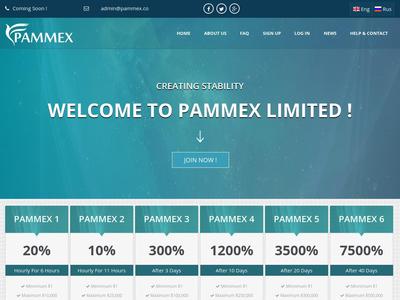 [NEW][REFBACK]pammex.co - Min Invest 1$ - Open 10.05.2017 Pammex.co